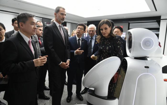 LG, 펠리페 6세 스페인 국왕, LG사이언스파크 방문