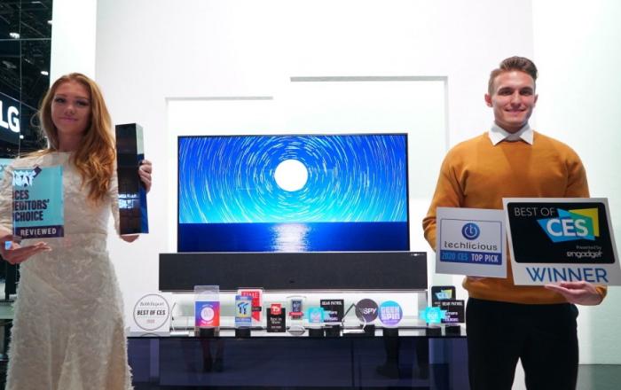 LG전자, LG 올레드 TV CES서 6년 연속 '최고 TV' 등극