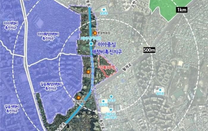 강북구 미아사거리 역세권 '강북3구역', 922세대 37층 아파트 들어선다