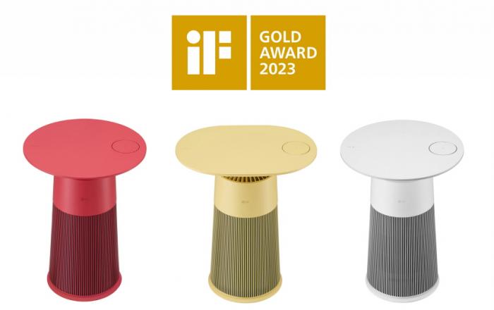 LG 퓨리케어 에어로퍼니처 ‘iF 디자인 어워드’ 금상 수상