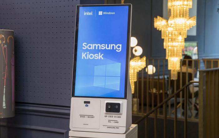 삼성전자, 윈도우 운영체제 탑재한 ‘삼성 키오스크’ 신제품 출시
