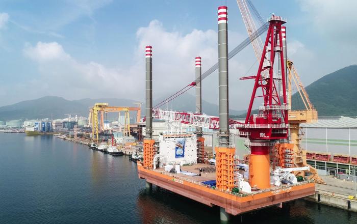 현대건설·현대스틸산업, 국내 최초 전용 설치선 갖춰 탄소중립 에너지 사업 가속화