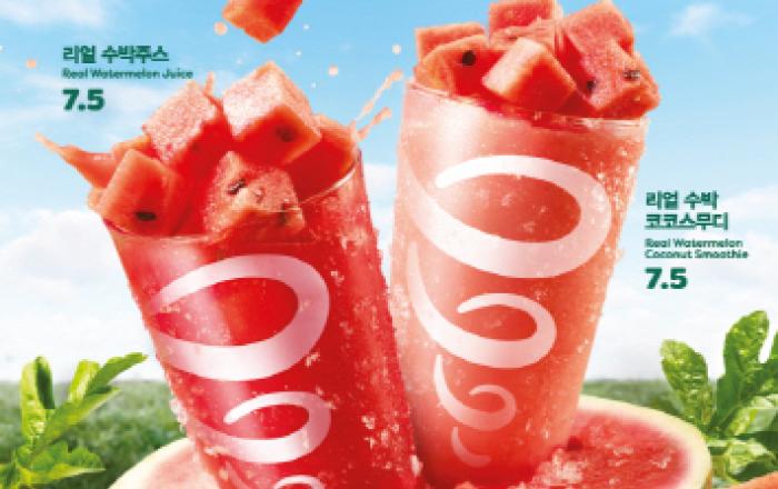 SPC 잠바주스, 여름 제철 과일 수박ㆍ자두 음료 4종 출시