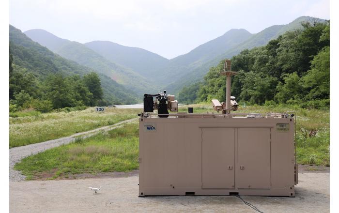 현대위아, ‘대 드론 체계’ 국내 최초 하드 킬 사격 시험 성공