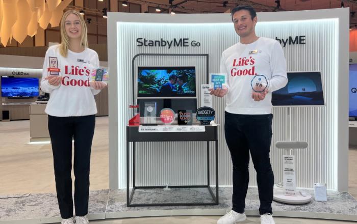 “놀랍도록 재미있다” ‘LG 스탠바이미 Go’ - IFA 2023서 최고 제품 평가