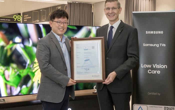 삼성 TV ‘릴루미노 모드’, ‘저시력 케어’ 글로벌 인증 획득