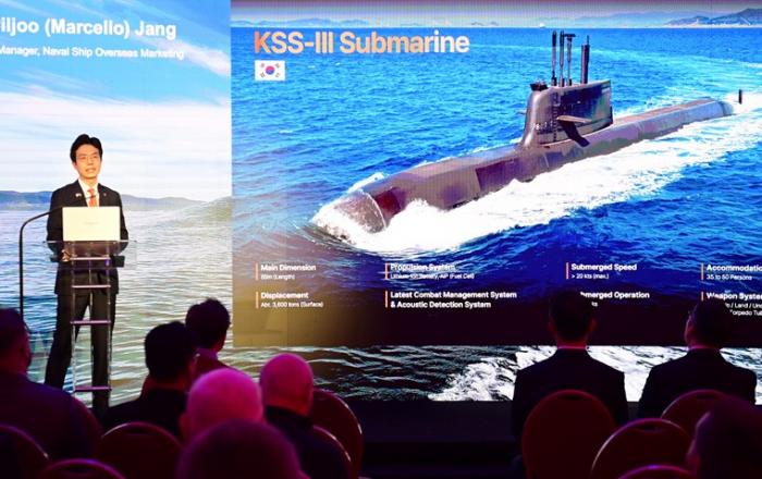 발틱해에서 열린 한화오션 잠수함의 날