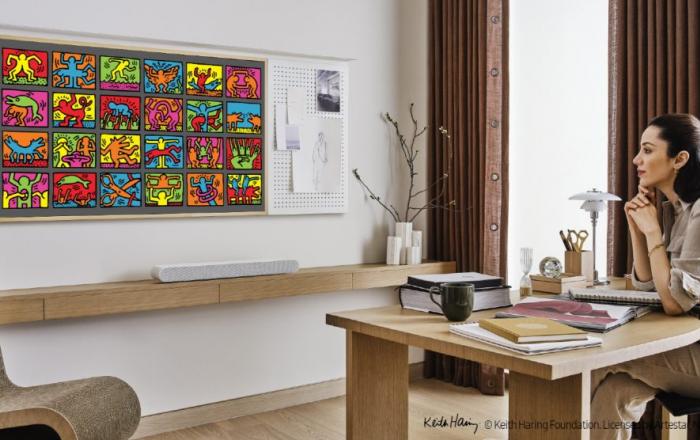 삼성전자 ‘더 프레임’ 통해 키스 해링 작품 만난다