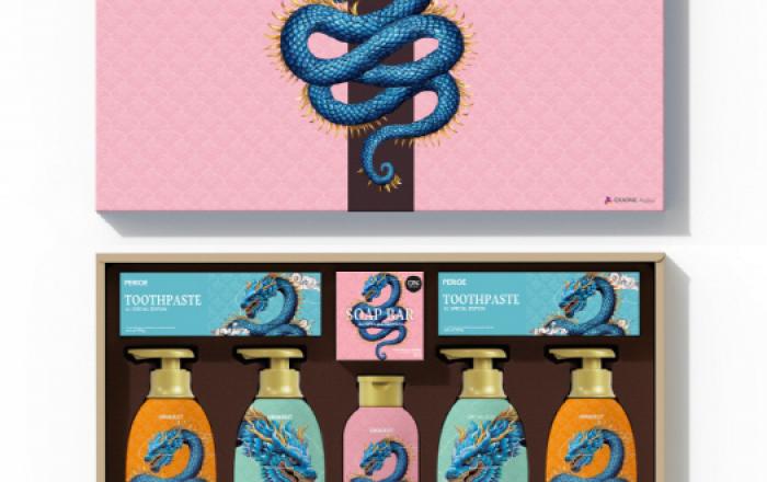 LG생활건강 AI가 그린 ‘청룡에디션’ 설 선물세트 출시…”차별적 고객가치 제공”