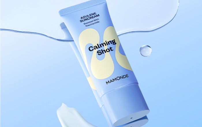 마몽드, '카밍 샷 아줄렌 선크림' 출시