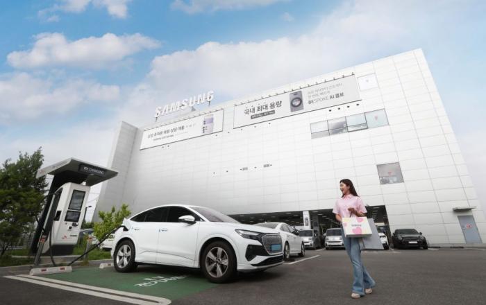 삼성스토어, 전기차 충전소 매장 확대…고객 편의 강화