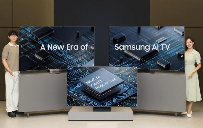 삼성전자, AI 기능 탑재된 초대형 프리미엄 TV 판매 고공행진
