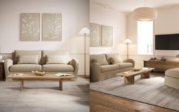 신세계까사, 커버형 패브릭 소파 까사미아 ‘엠마’ 출시