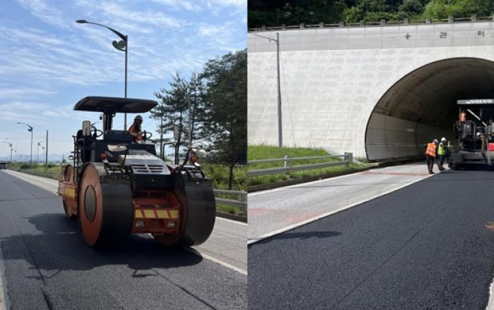포스코, 제강슬래그 활용 골재로 만든 아스팔트 포장 첫 상용화