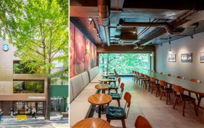 스타벅스 이대점, 1호점 상징성 강조한 특화 매장으로 재단장