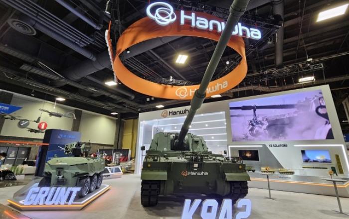 한화, 14~16일 ‘미국 AUSA 전시회’ 참가… 포탑 자동화 K9A2실물 전시