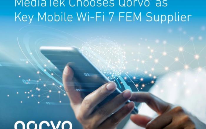 코보, 미디어텍 디멘시티 9400에 사용되는 첫 번째 와이파이 7 FEM의 핵심 공급사로 선정