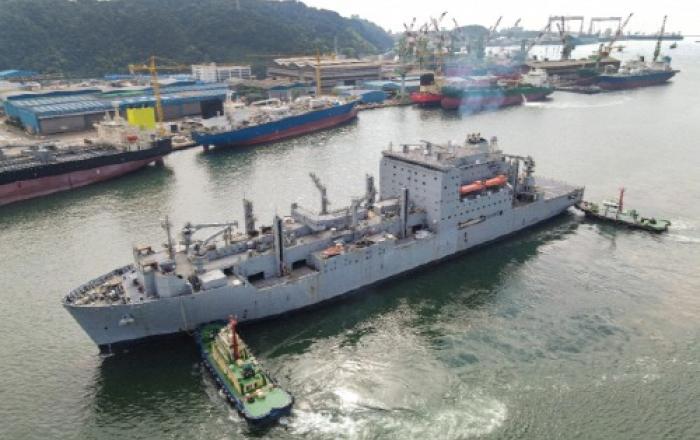 HD현대중공업, 미국 해군 군수지원함 MRO 사업 본격 착수