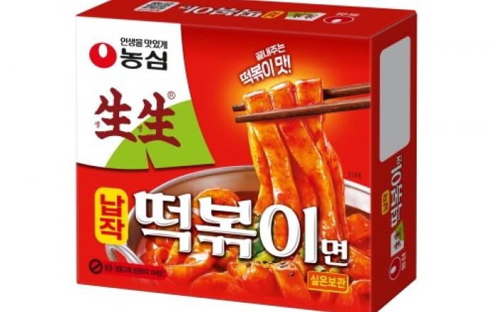 농심, ‘생생납작떡볶이면’ 출시