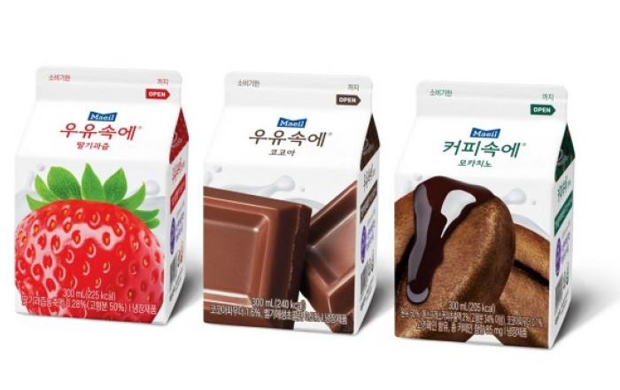 매일유업, 달콤한 풍미와 락토프리 적용 ‘우유속에’ 3종 리뉴얼 출시