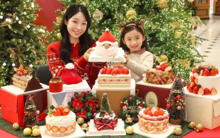 신세계百 강남점에서만 만날 수 있는 케이크로 크리스마스 분위기 완성하세요