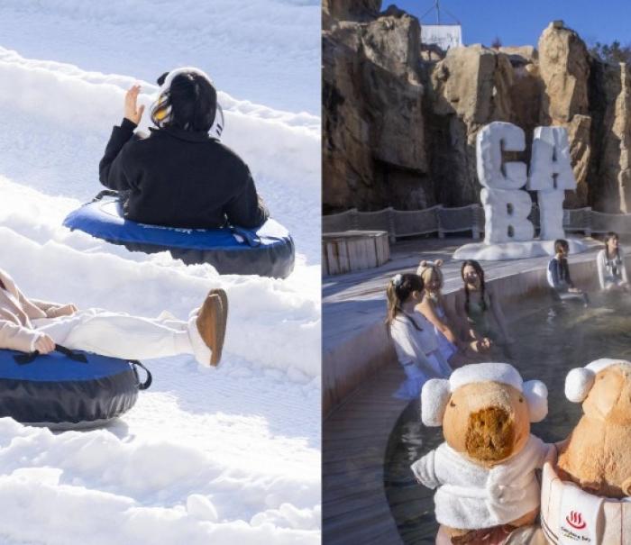 신나게 눈썰매 즐기고, 따끈한 스파에 풍덩! 에버랜드와 캐비를 하나로! ‘에버 투 캐비’ 새롭게 선보여