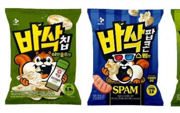 CJ제일제당, 건강 스낵 브랜드 ‘바삭’ 론칭… ‘바삭칩’ 신제품과 함께 ‘바삭팝콘’ 첫선
