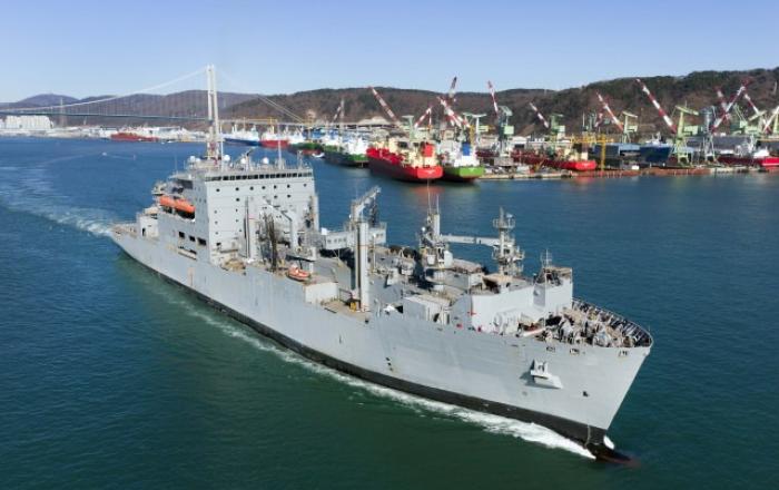 HD현대중공업, 미 해군 군수지원함 MRO 추가 수주