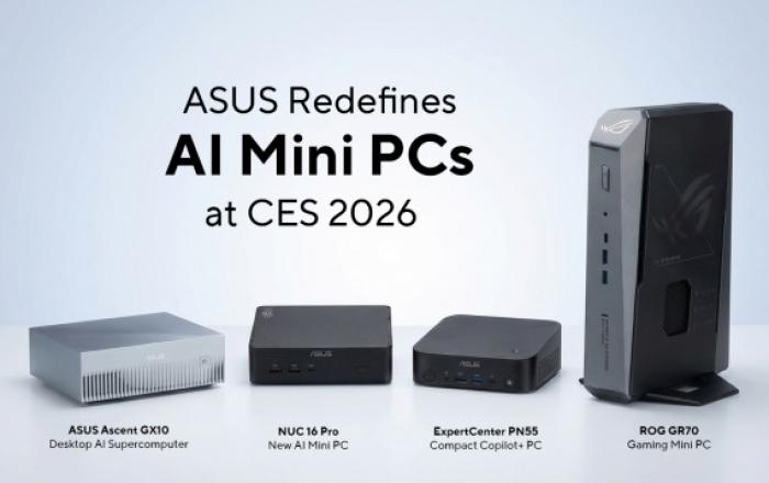 에이수스, CES 2026에서 NUC 16 Pro 등 차세대 AI 미니 PC 대거 공개