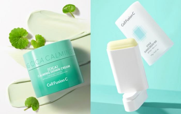 셀퓨전씨 시카 카밍 다운 크림, 스틱 썬스크린 2종 PX 신규 입점