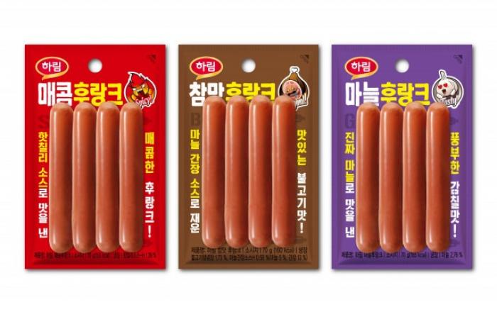 하림, 후랑크 소시지 3종 출시