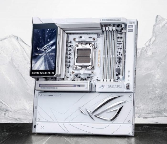 에이수스, 차세대 플래그십 ROG Crosshair X870E Glacial 및 Dark Hero 메인보드 출시