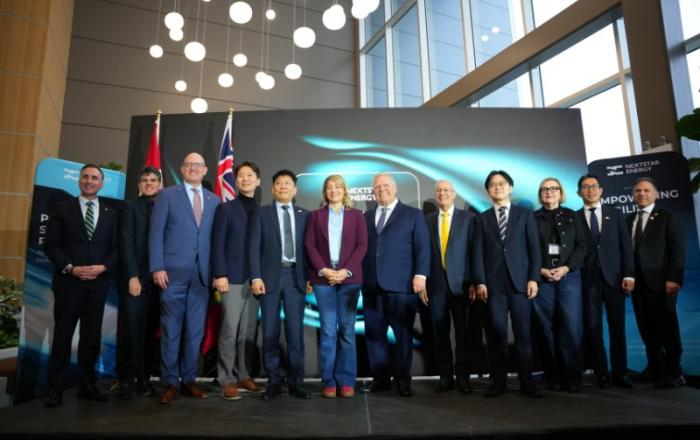 LG에너지솔루션 캐나다 단독 공장 ‘넥스트스타 에너지’ 준공식 개최