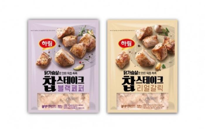 하림, 신제품 ‘닭가슴살로 만든 육즙 촉촉 찹스테이크’ 2종 출시