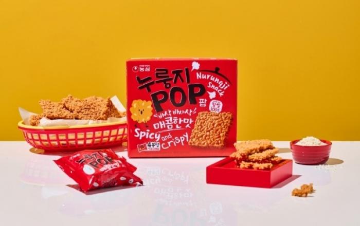 농심, '누룽지팝 매콤한맛' 출시... 철판볶음밥 풍미 담았다