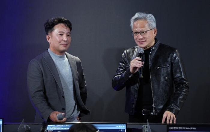 엔씨-엔비디아 파트너십 25주년 기념 ‘PC방 회동’ RTX Spark로 신작 시연