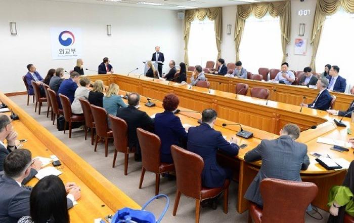 “日 수출규제 조치 부당”…주한 외교단 대상 설명회